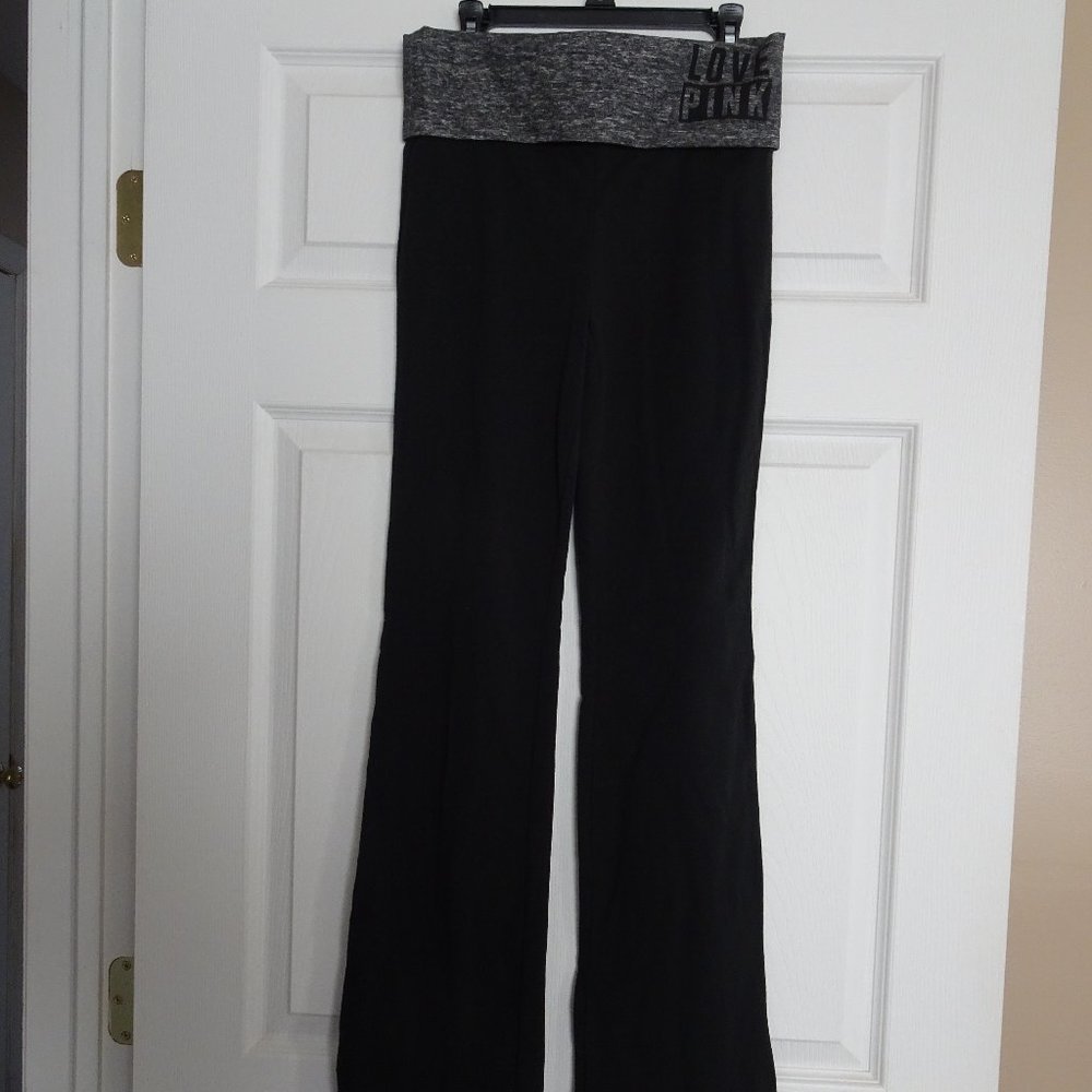 Pink Victoria's Secret Yoga Pants Black Grey